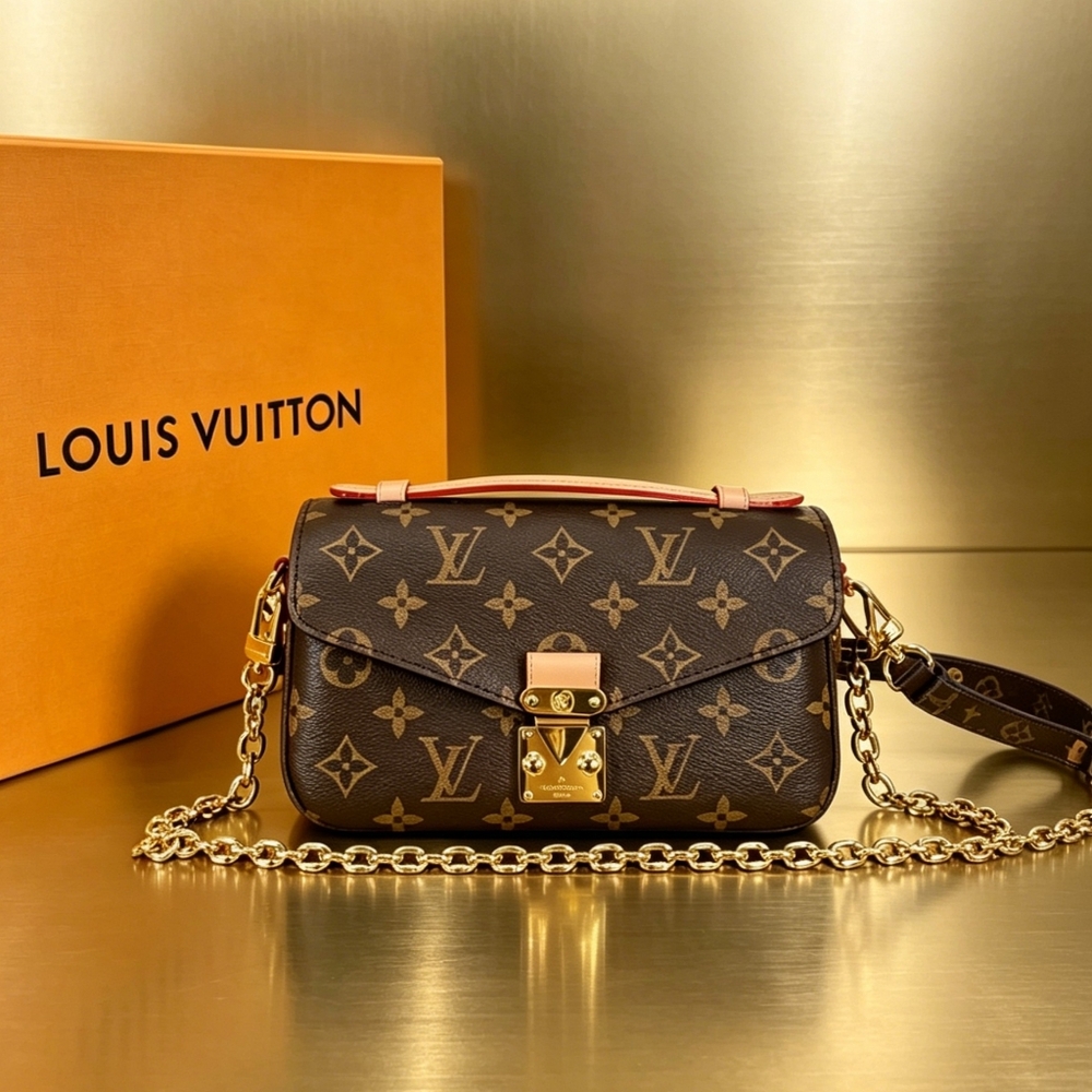Louis Vuitton Pochette Métis East West Monogram